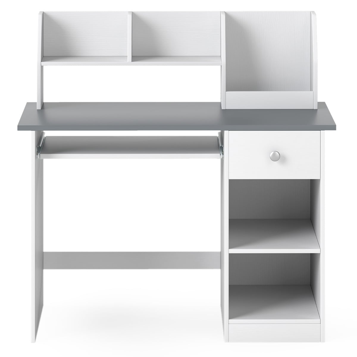 Kids Study Desk Multifunctional Student Desk-Grey