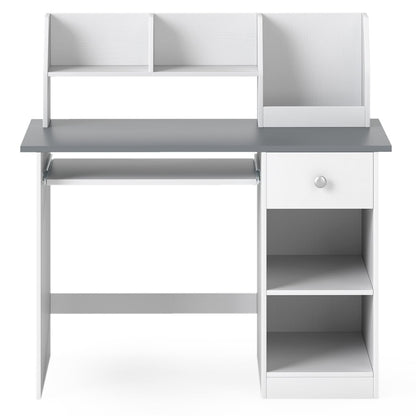 Kids Study Desk Multifunctional Student Desk-Grey