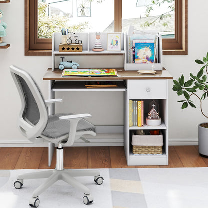 Kids Study Desk Multifunctional Student Desk-Natural