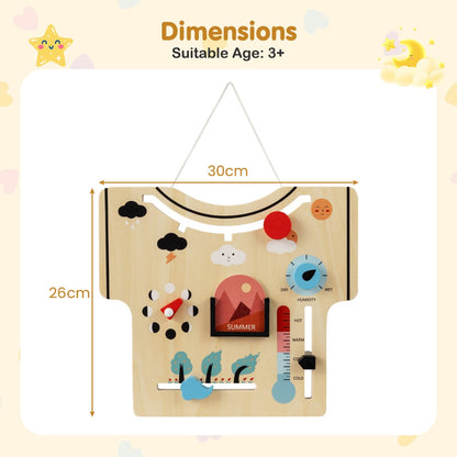 Kids Wooden Calendar About Season and Lunar Phase