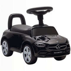 AIYAPLAY Official Mercedes-Benz Ride On Car, Foot to Floor Sliding Walker with Horn, Engine Sounds and Under-Seat Storage, Black