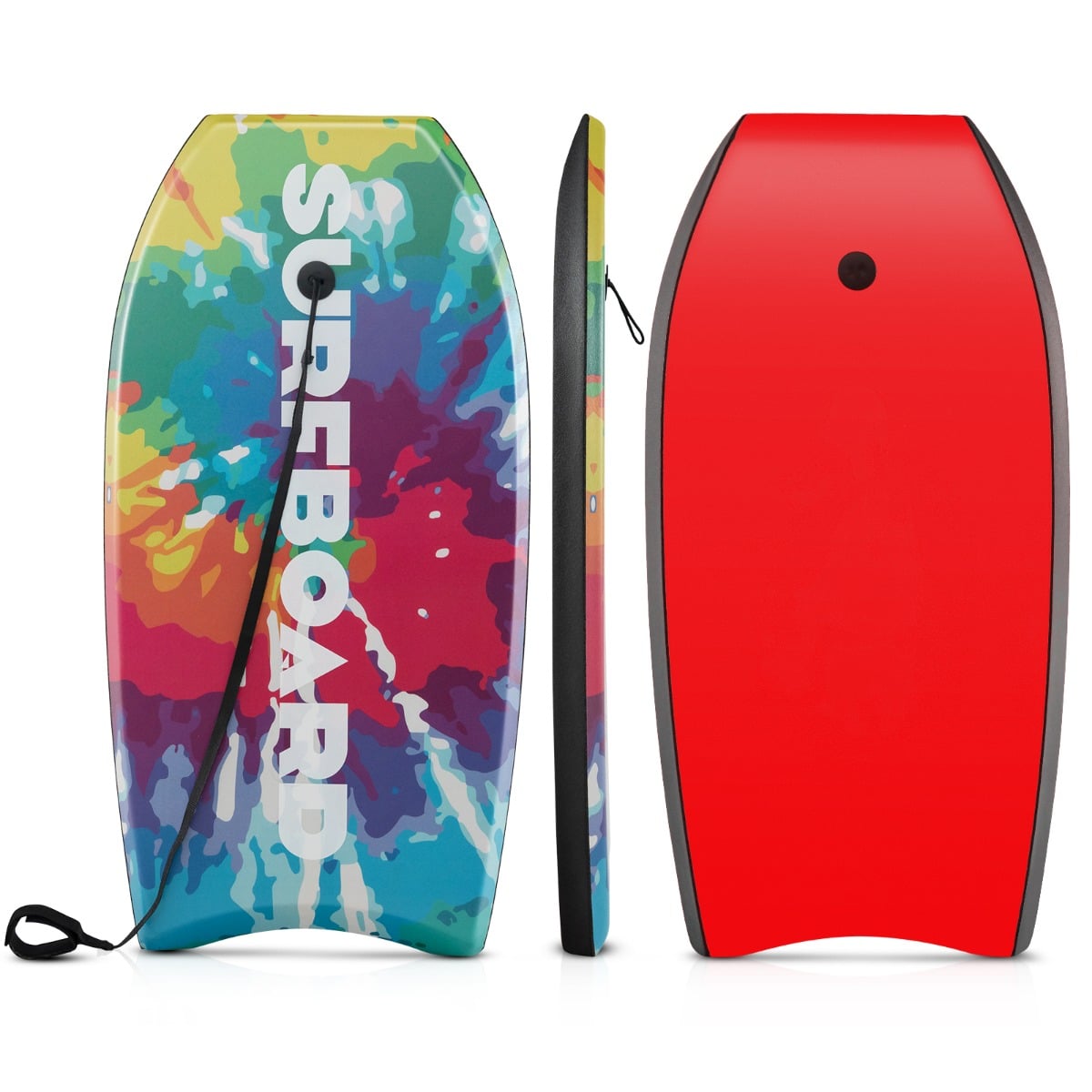 Lightweight Body Board with EPS Core and XPE Deck and HDPE Bottom for Beach Sea and Pool-S