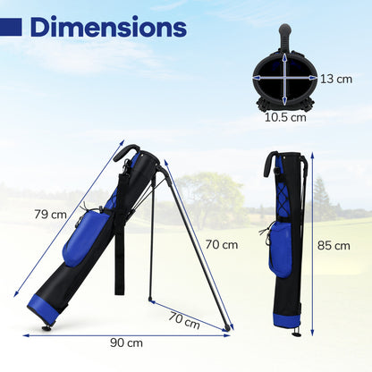 Lightweight Golf Bag for The Driving Range-Blue