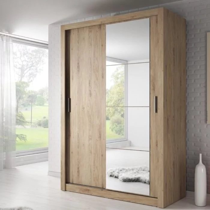 Artimas IV Sliding Door Wardrobe 150cm - Oak