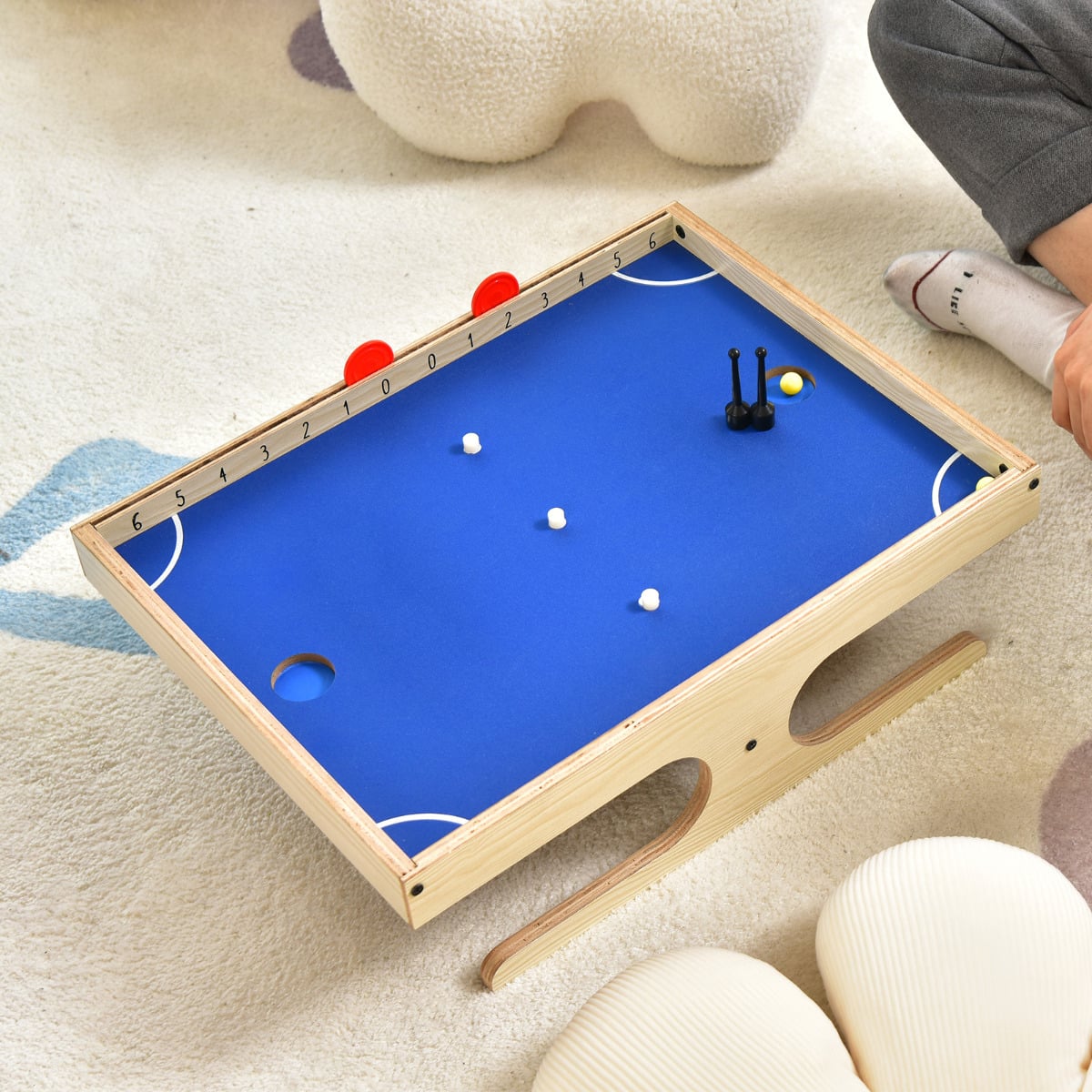Magnetic Mini Foosball Table with Balls and Handle Sets