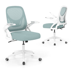 Mesh Office Chair Ergonomic Height Adjustable Swivel Task Computer Desk Chair -Blue