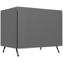 Outsunny Patio 3 Seater Swing Chair Bench Cover Outdoor Garden Furniture Rain Protection Cover Protector Waterproof Anti-UV, 215L x 155W x 150Hcm, Dark Grey