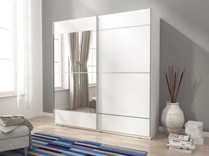 Micah 04 Sliding Door Wardrobe 150cm - White