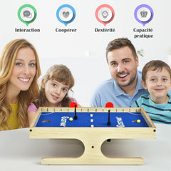 Table Game Magnetic Board Game for 2 Players Mini Table Football with 2 Balls and 2 Handles 45 x 33.5 x 14 CM