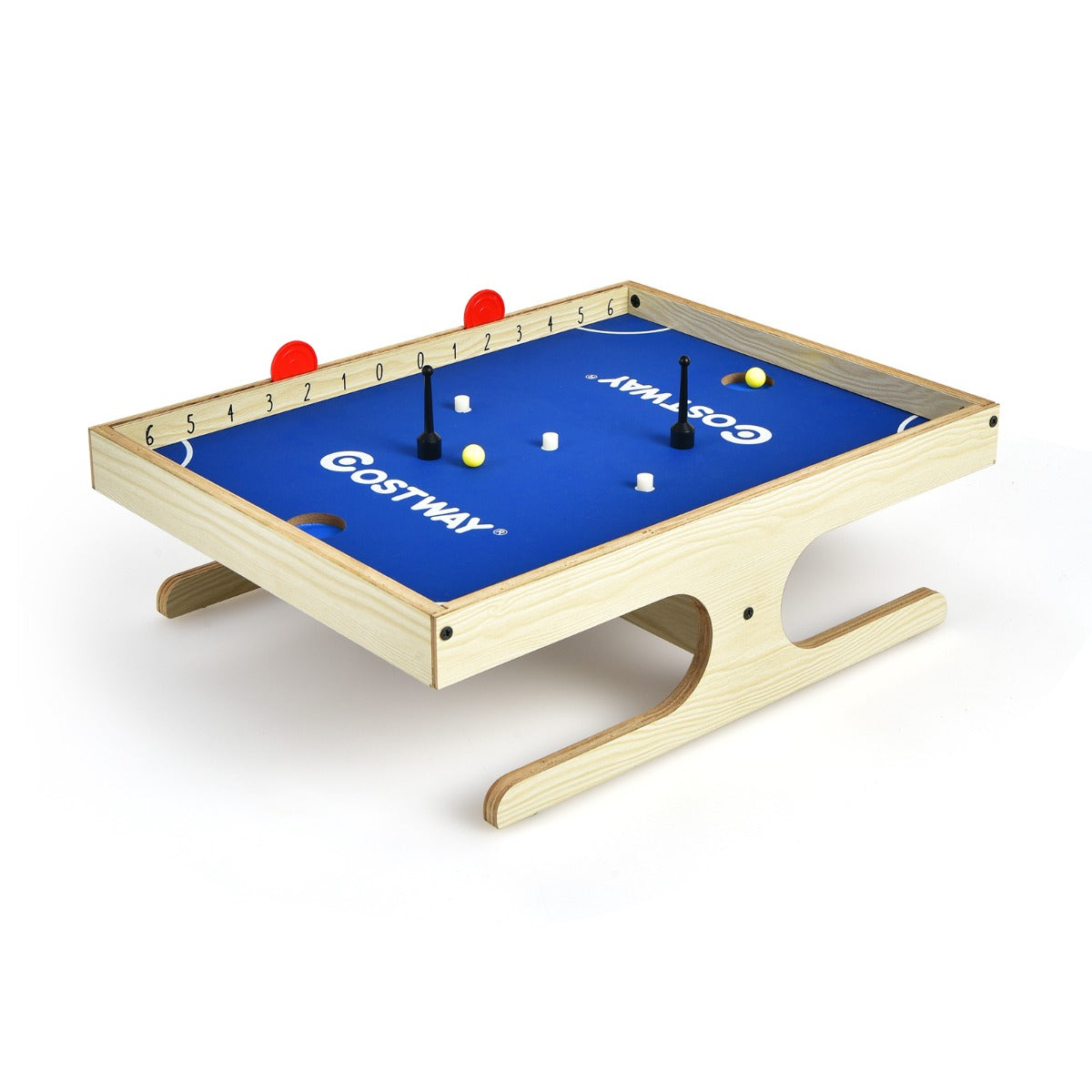 Table Game Magnetic Board Game for 2 Players Mini Table Football with 2 Balls and 2 Handles 45 x 33.5 x 14 CM