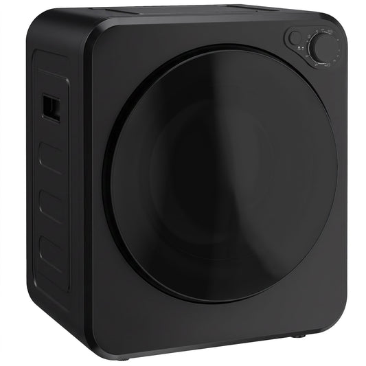 HOMCOM 4kg Front Load Laundry Dryer, Portable Clothes Dryer with 2 Power Modes, 400W/800W, Black
