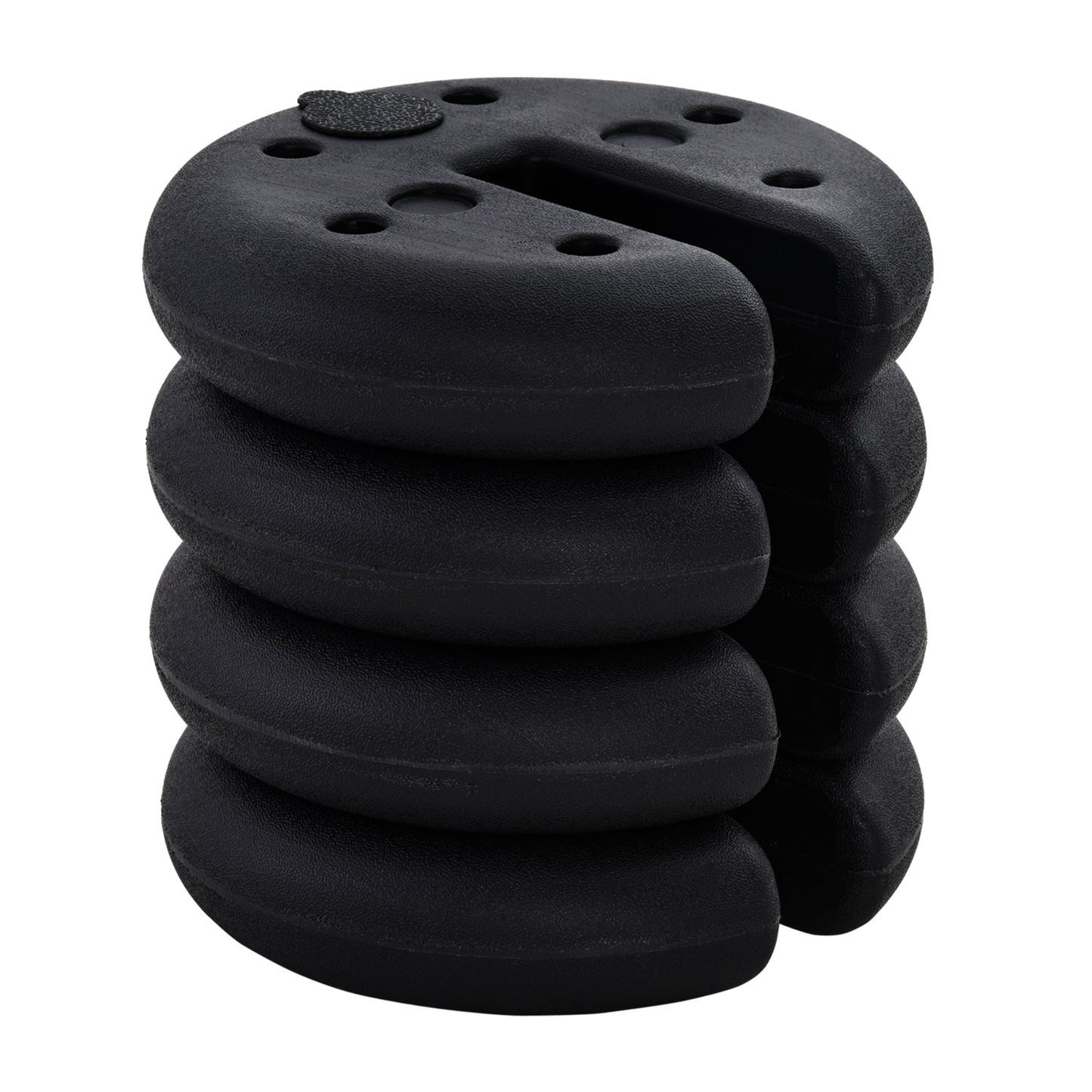 Outsunny Pop up Canopy Weight Set of 4, Heavy Duty Sand Fillable Tent Leg Weights for Marquee Party Tent Canopy, Total 20kg