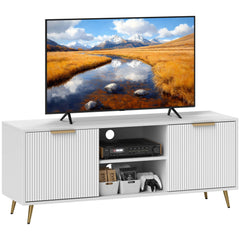 HOMCOM Modern TV Stand Cabinet for TVs up to 55