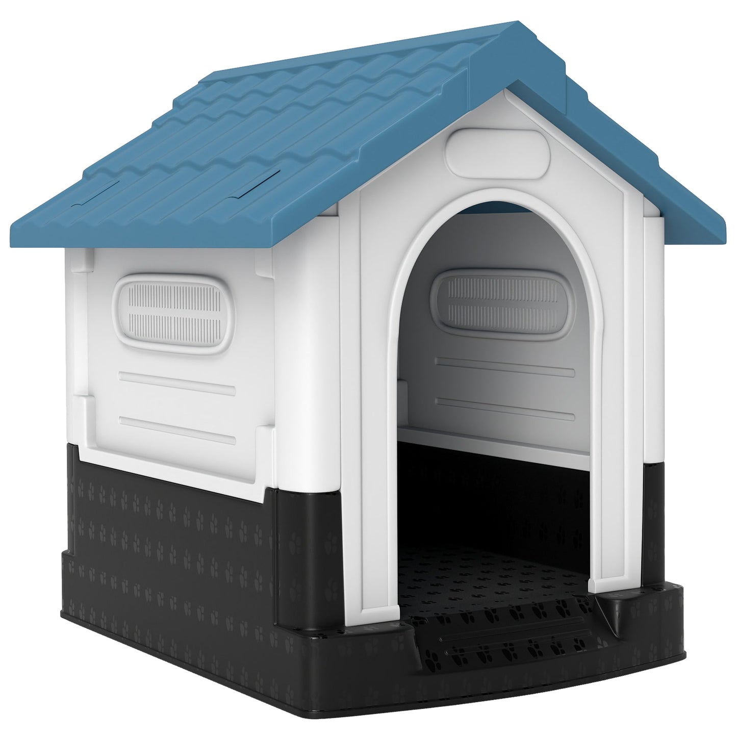 PawHut Outside Dog Kennel House, for Miniature Dogs, 64.5 x 57 x 66cm