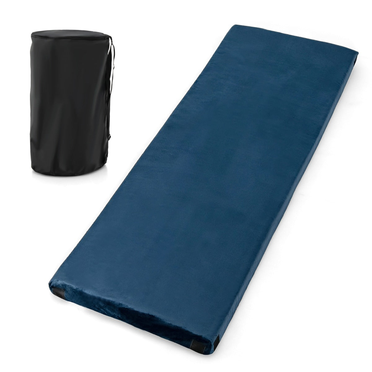 Waterproof Roll up Memory Foam Camping Mattress for Sleepover, Traveling, Hiking