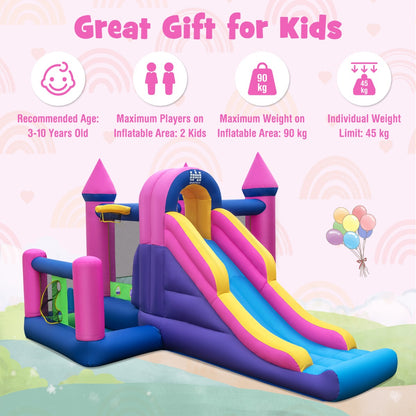 Giant Jumping Castle Blowup Bouncing House with Slide and Climbing Wall