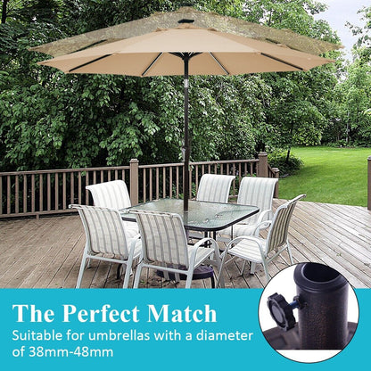 Resin Patio Umbrella Base for 38-48 mm Umbrella Pole