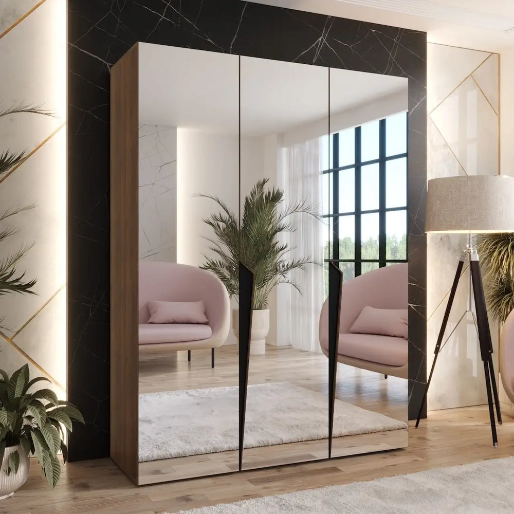 Piano III Hinged Door Wardrobe 150cm