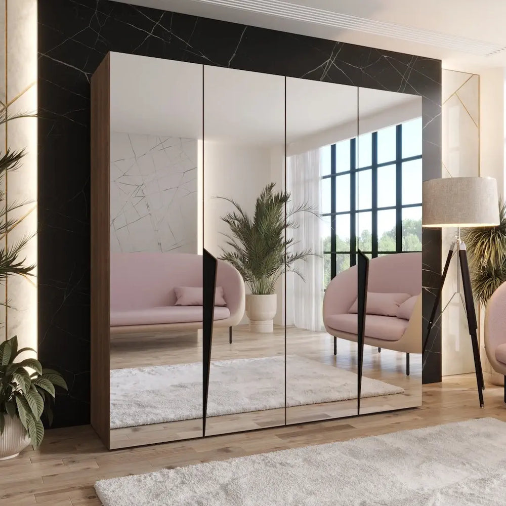 Piano III Hinged Door Wardrobe 200cm