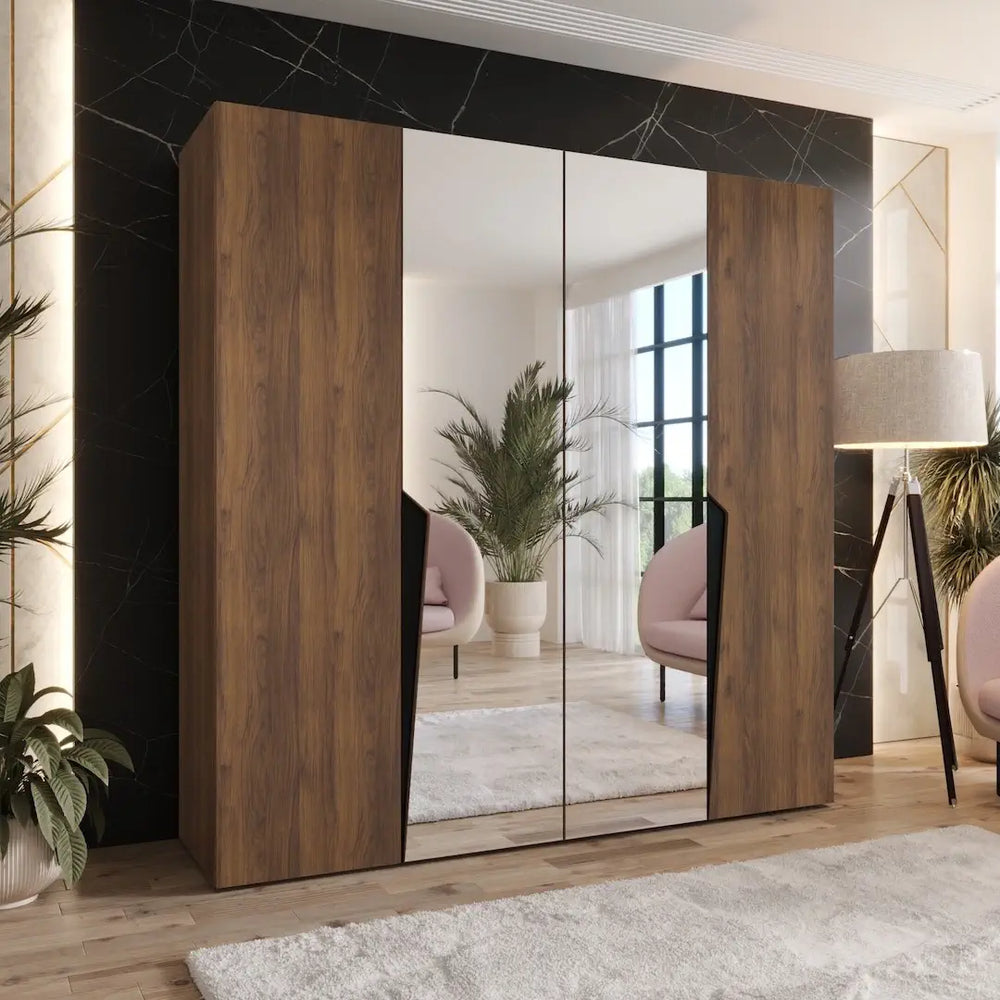 Piano II Hinged Door Wardrobe 200cm
