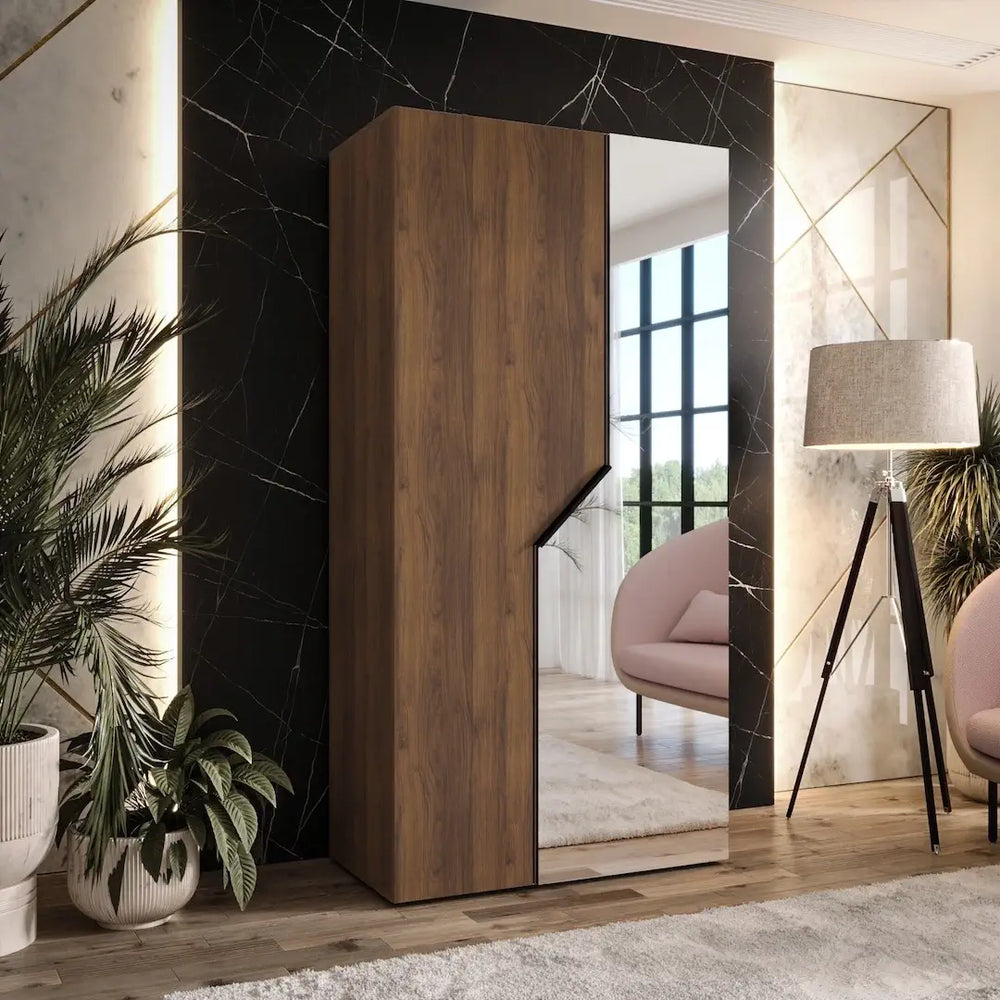 Blomvik II Hinged Door Wardrobe 100cm