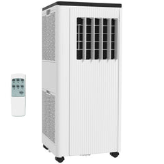 HOMCOM 7,000 BTU App-Controlled Mobile Air Conditioner, 15m2 Radius - White