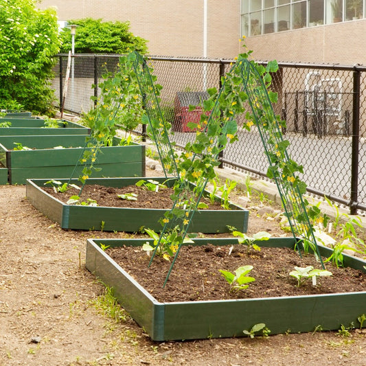 2/4 Pack Metal Garden Trellis for Climbing Plants-Set of 2