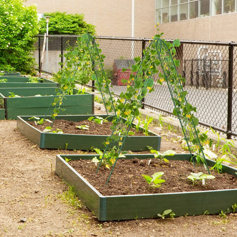 2/4 Pack Metal Garden Trellis for Climbing Plants-Set of 2