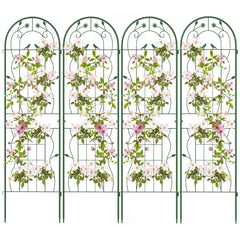 2/4 Pack Metal Garden Trellis for Climbing Plants-Set of 4