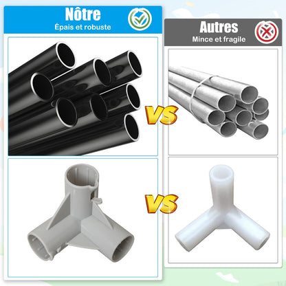 Baby Playpen with 50 Balls & 2 Doors & Breathable Net & Zipper Penguins