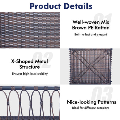 Patio Porch Swing Chair with Back and Seat Cushion for Patio Balcony Backyard-Navy