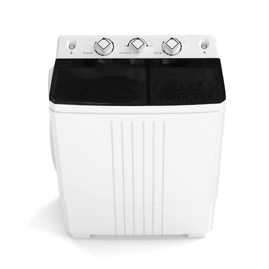 Portable Washing Machine with Drain Pump for Apartment Dorm-Black