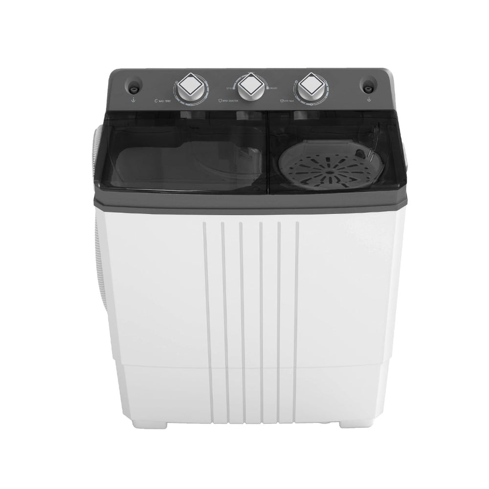 Portable Washing Machine with Drain Pump for Apartment Dorm-Grey