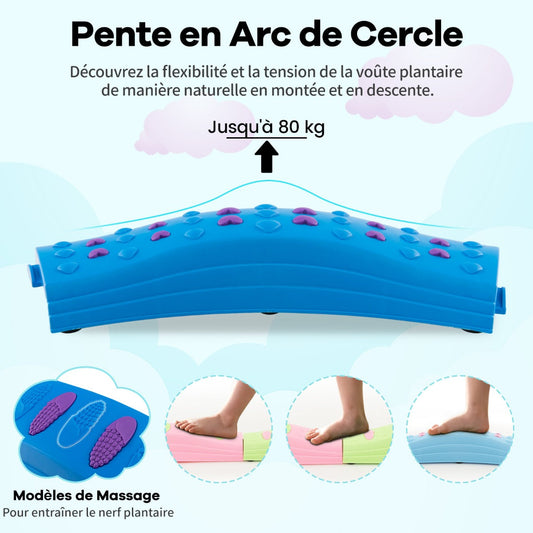 Kids Balance Beams 20 Pieces Stepping Stones with Bottom Mats-Macaron Green