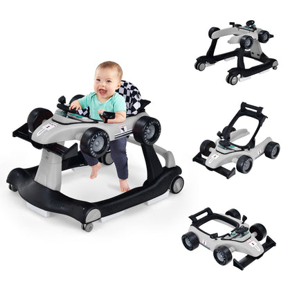 4 in 1 baby walker folding baby walker gray