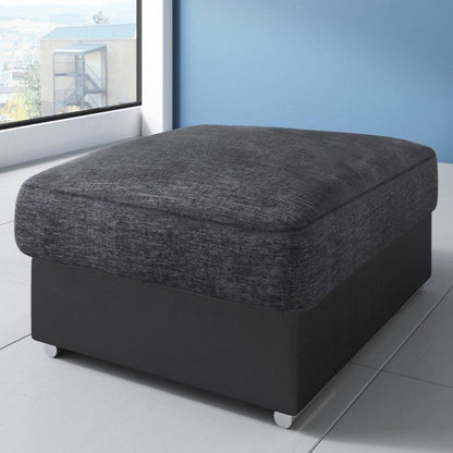 Ferol Fabric Sofa with 3 Seater - Black/Grey