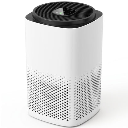 HOMCOM Smart Air Purifier for Home, HEPA Filter, Sleep/Auto Mode, 27m², Air Cleaner, App & Voice Control, Quiet, AQI Indicator