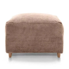 Jasmine Jumbo Cord Footstool - Brown