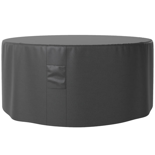 Outsunny Garden Patio Large Furniture Set Round Cover 600D Oxford Waterproof, Ð¤193 x 80H cm, Black