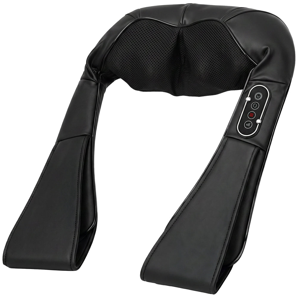 HOMCOM Neck and Shoulder Massager with Heat, Deep Tissue Shiatsu 3D Kneading Massager for Neck, Back, Waist, Foot and Leg