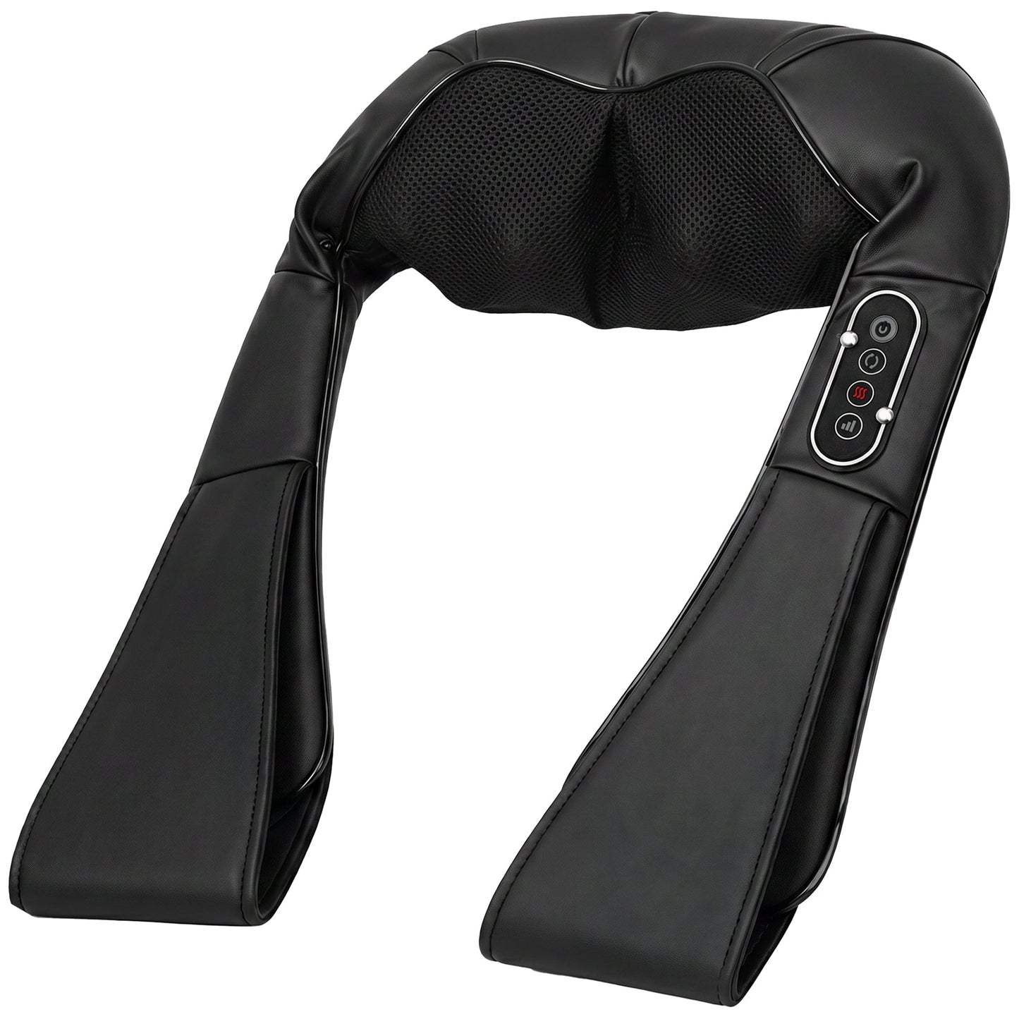 HOMCOM Neck and Shoulder Massager with Heat, Deep Tissue Shiatsu 3D Kneading Massager for Neck, Back, Waist, Foot and Leg