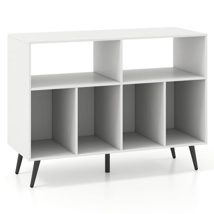 Record Player Stand 3-Tier Turntable Stand-White