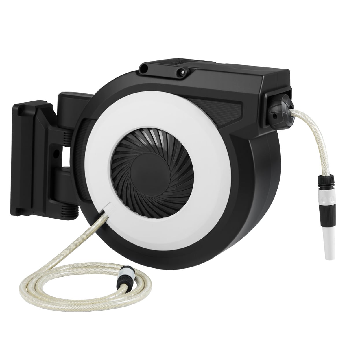 Retractable Garden Hose Reel 30 M Water Hose with 2 M Lead in Hose