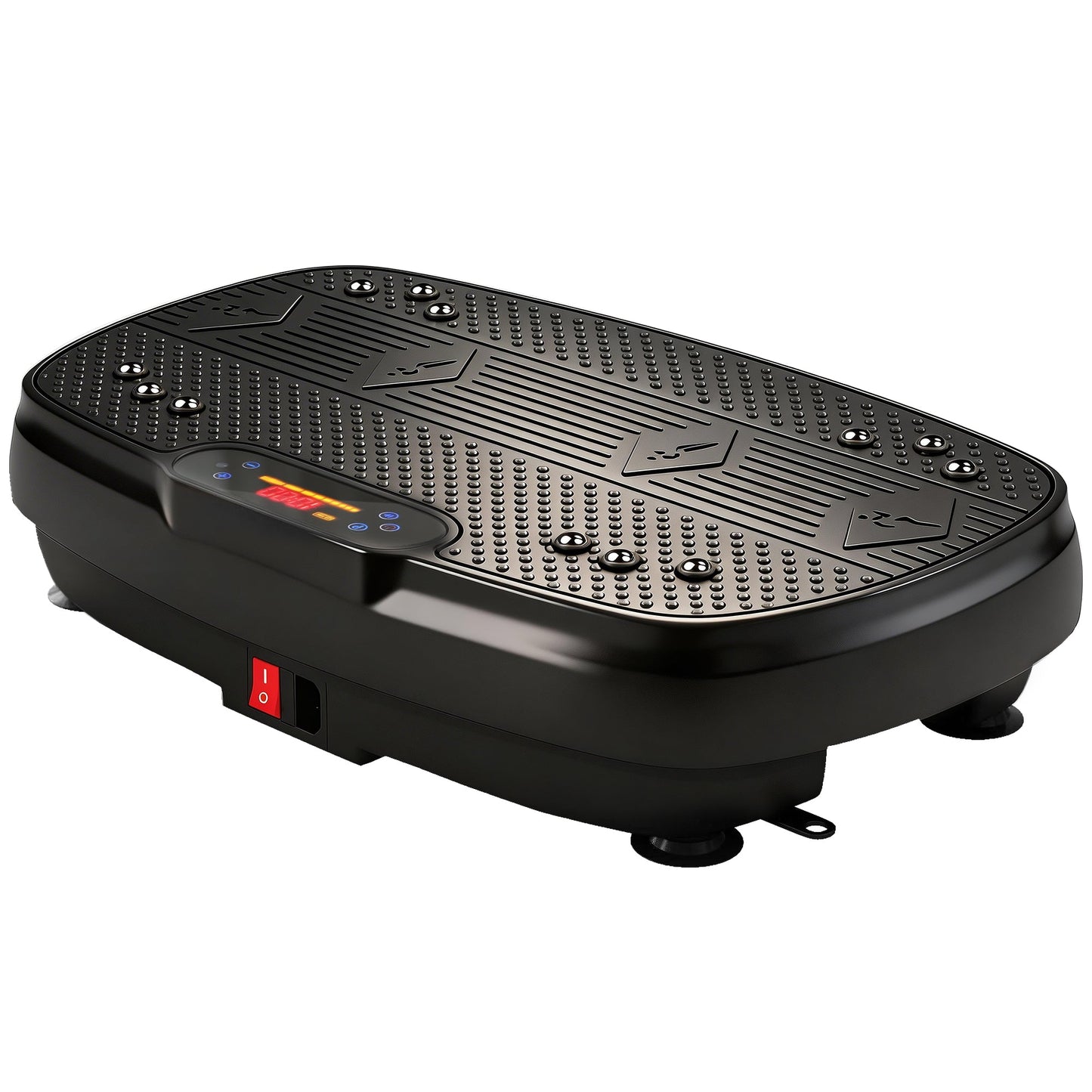 SPORTNOW Vibration Plate Exercise Machine with 120 Speed Levels, 5 Programs, Quiet Vibrating Plate with Resistance Bands