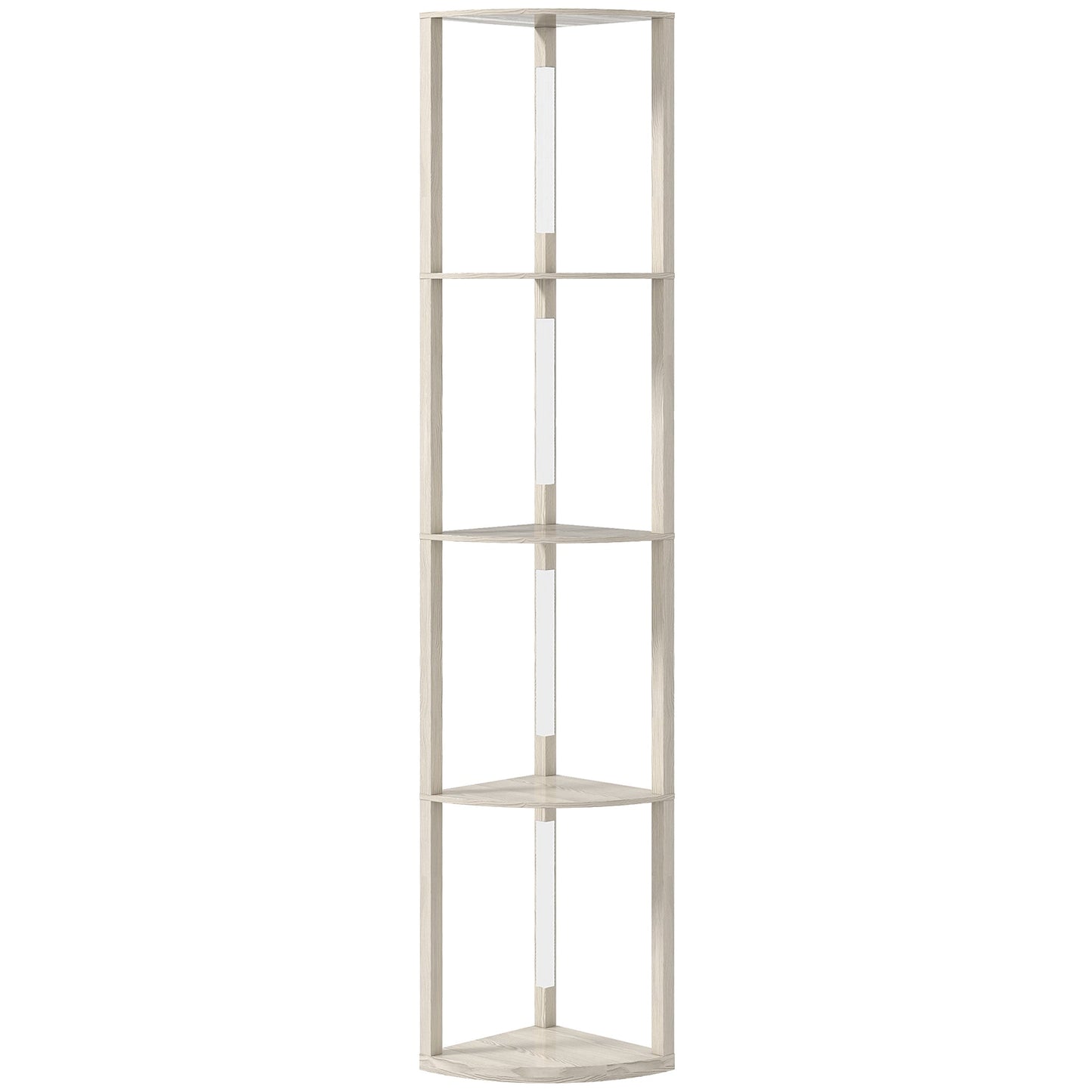 HOMCOM 4-Tier Corner Floor Lamp