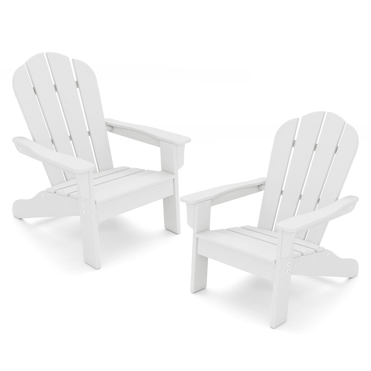 Kids Adirondack Chair All-Weather HDPE Toddler Lawn Chair Set of 2