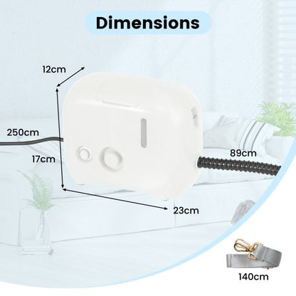 1600W Portable Steam Cleaner with 1L Water Tank-White