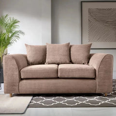 Jasmine Jumbo Cord 2 Seater Sofa - Brown