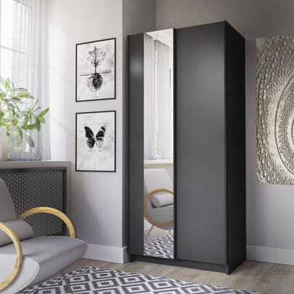 Sofia Sliding Door Wardrobe 80cm