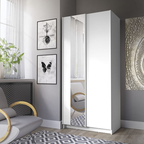 Sofia Sliding Door Wardrobe 80cm